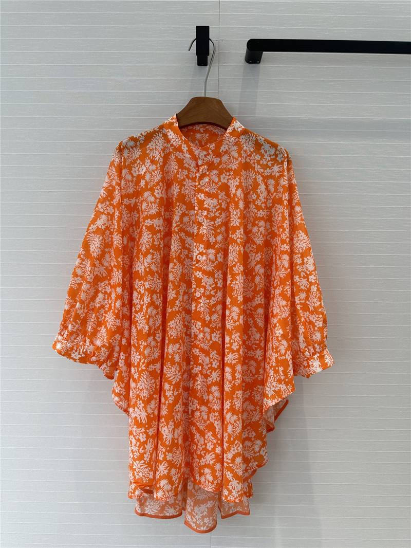 louis vuitton LV palm print shirt dress replica clothes