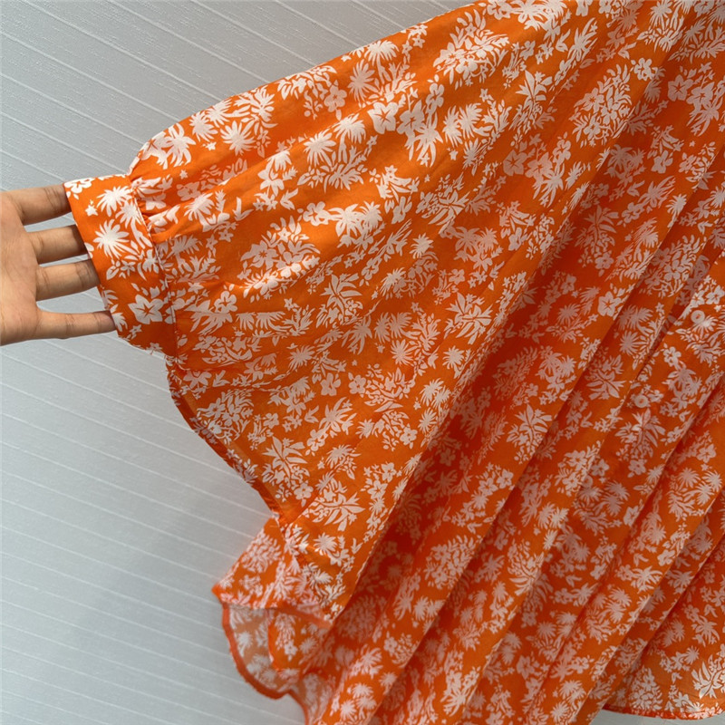 louis vuitton LV palm print shirt dress replica clothes