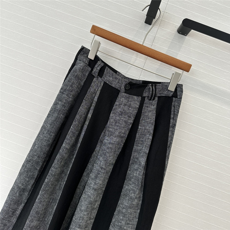 loro piana pleated wide-leg straight trousers replica clothing