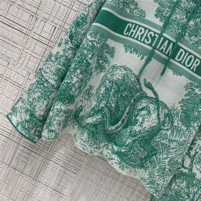 D10r jouy jungle animal pattern knitted suit replica clothing