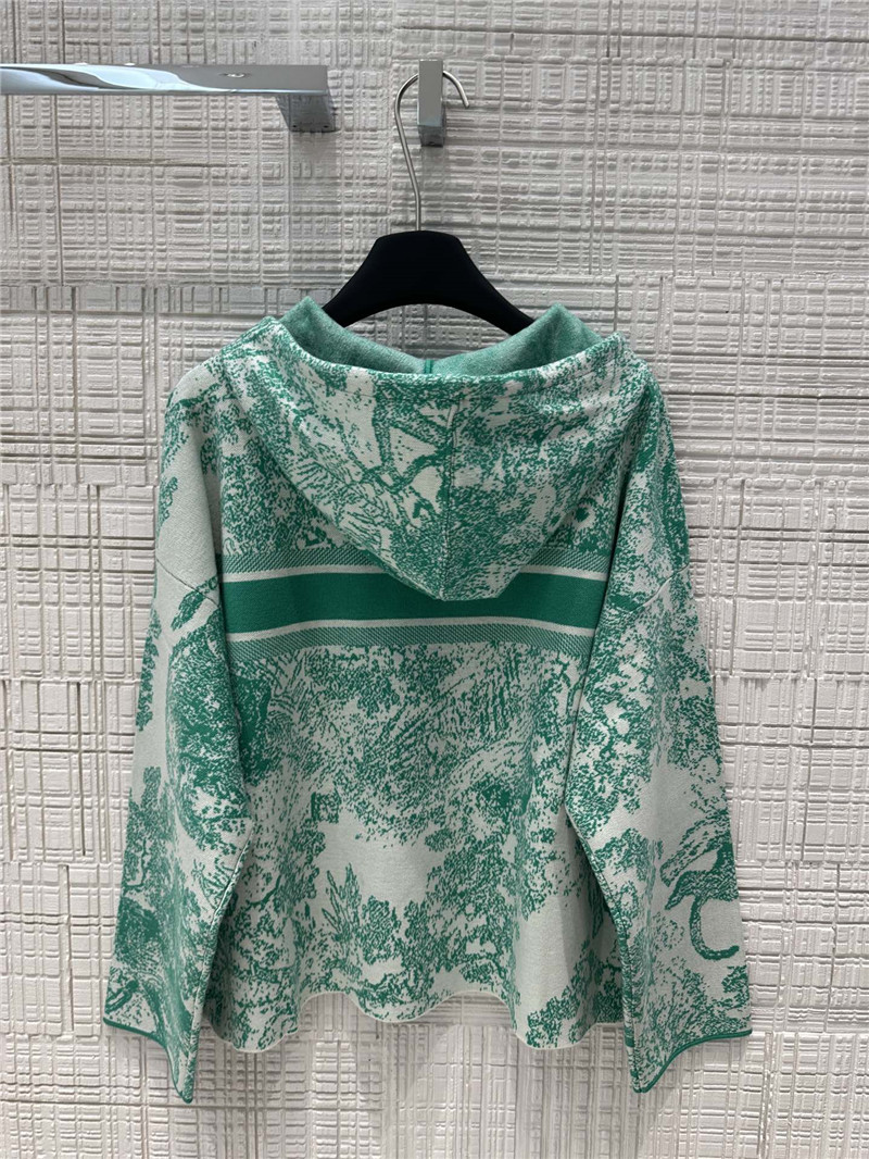 D10r jouy jungle animal pattern knitted suit replica clothing