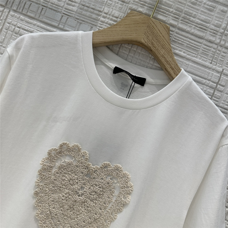 Vanitoo water-soluble heart pattern T-shirt replica clothes