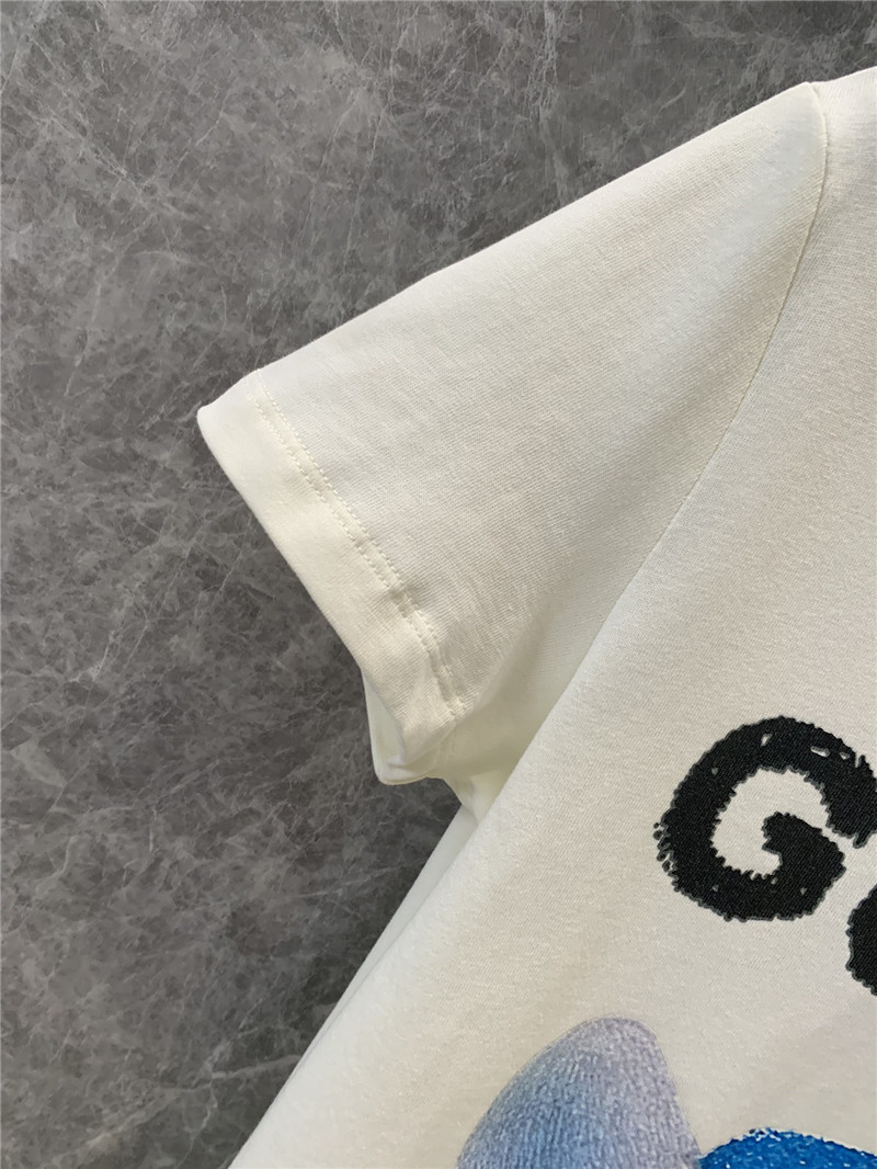 Gvc*1 cartoon dog fun print short sleeve t-shirt replica clothing