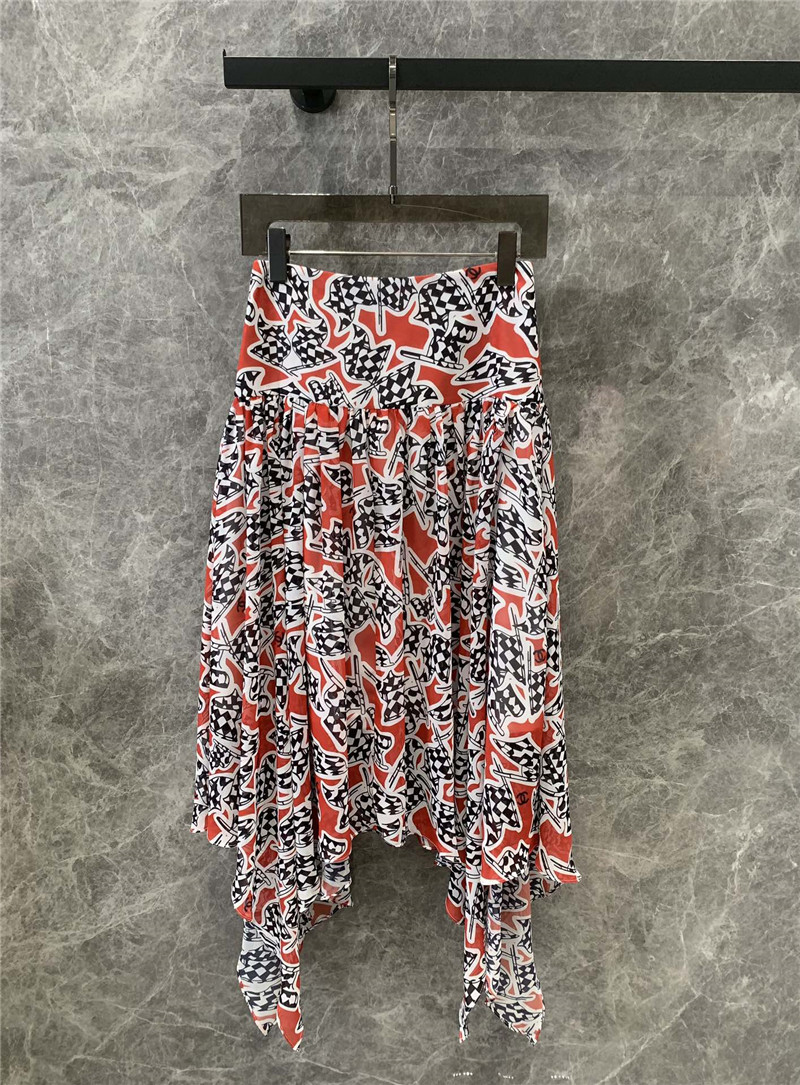Chanel irregular hem skirt replica designer clothes
