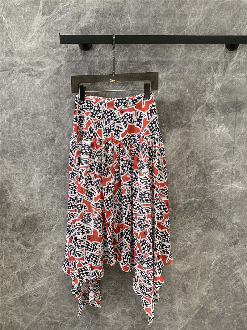 Chanel irregular hem skirt replica designer clothes