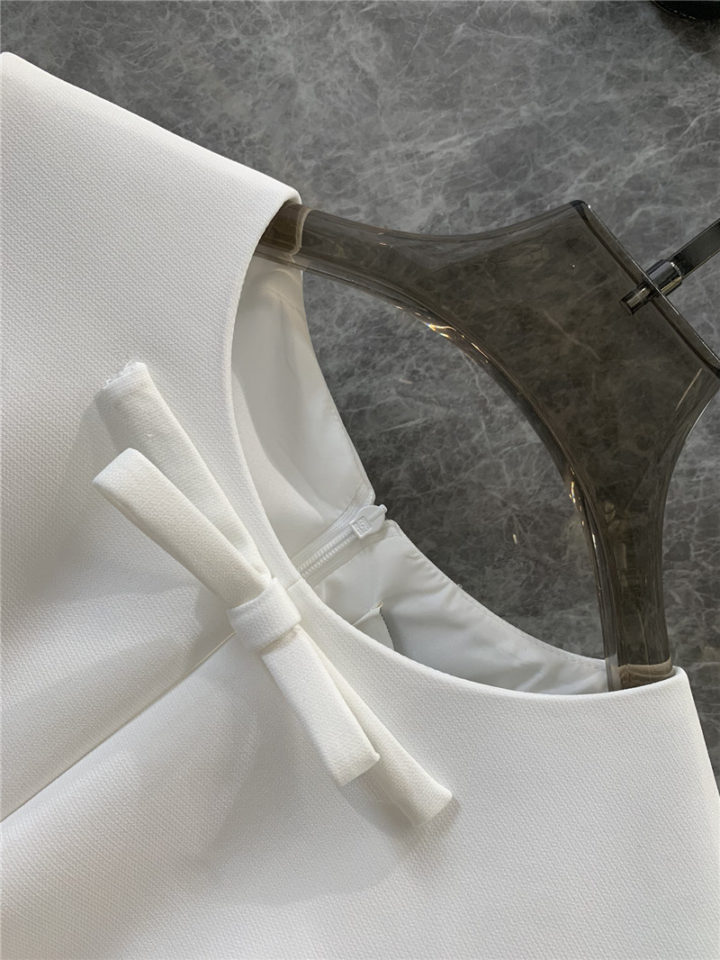 M1um1u bow sequined sleeveless dress replica d&g clothing