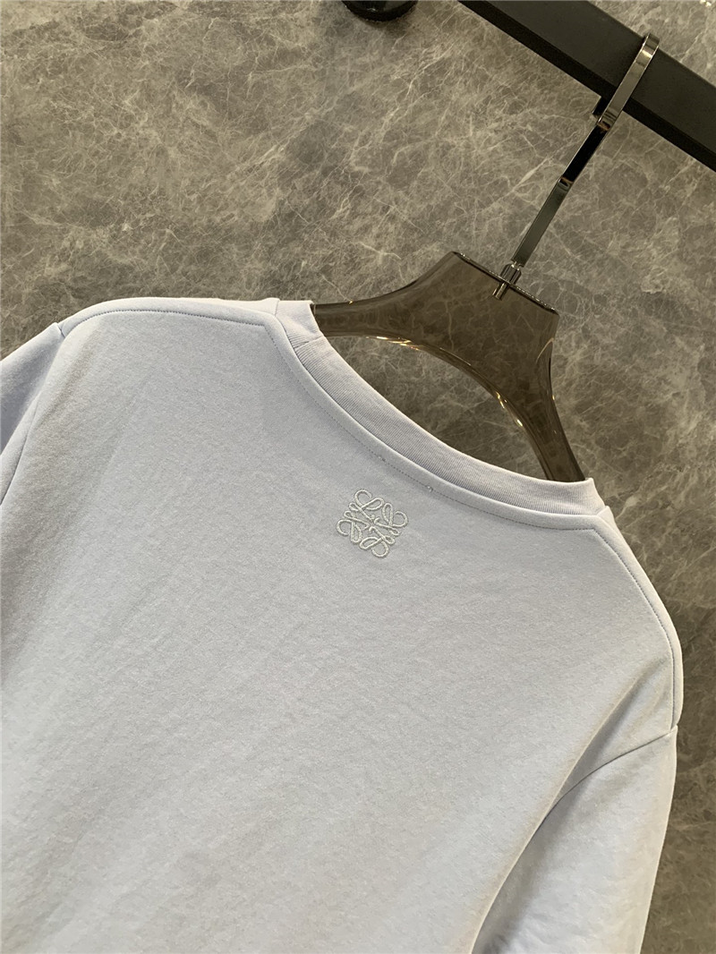 L0ew* round neck short sleeve t-shirt replicas clothes