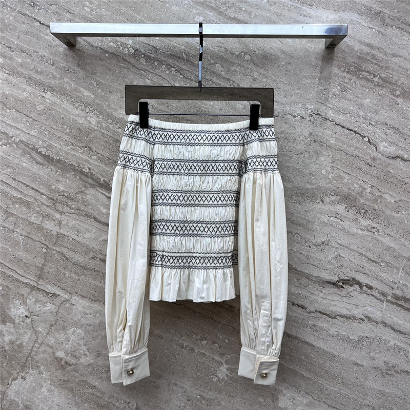 celine yarn-dyed sky blue striped shirt replicas clothes