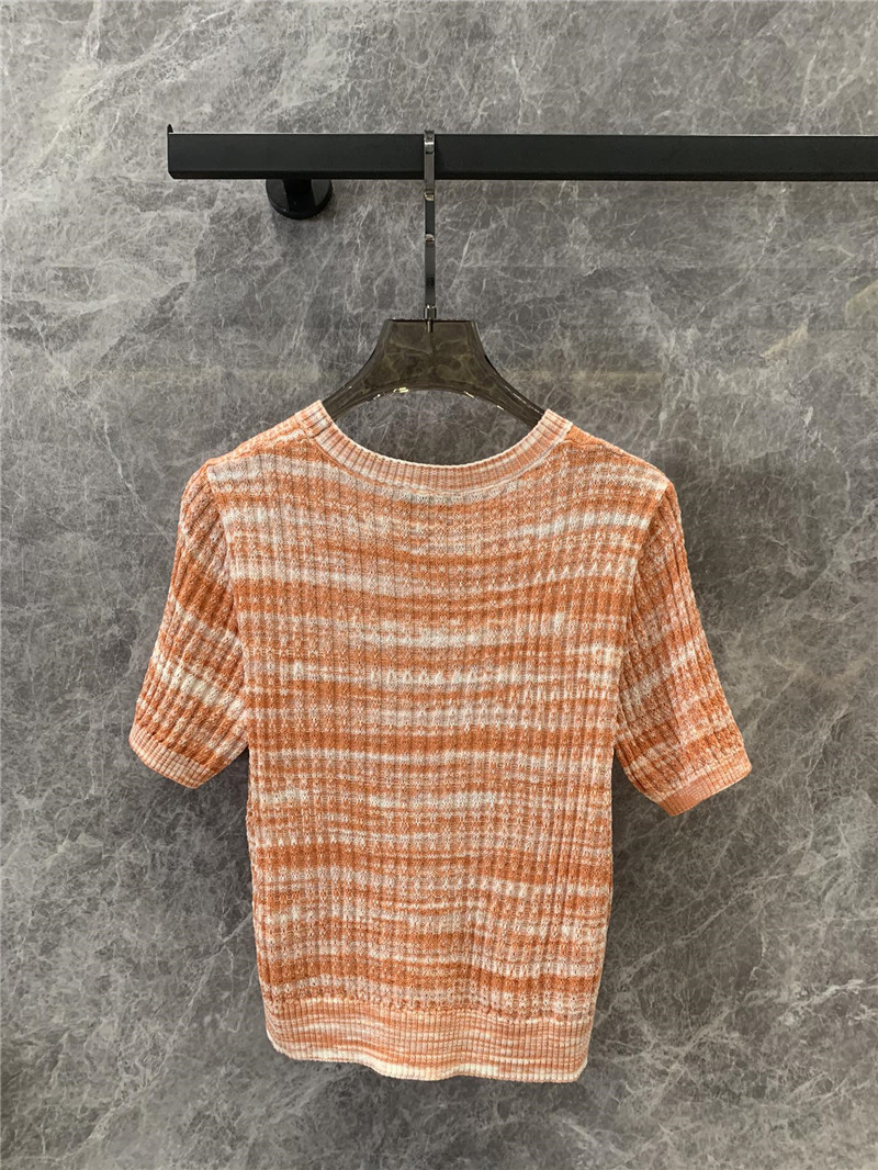 Ch**el versatile short-sleeved knitted top replica clothing sites