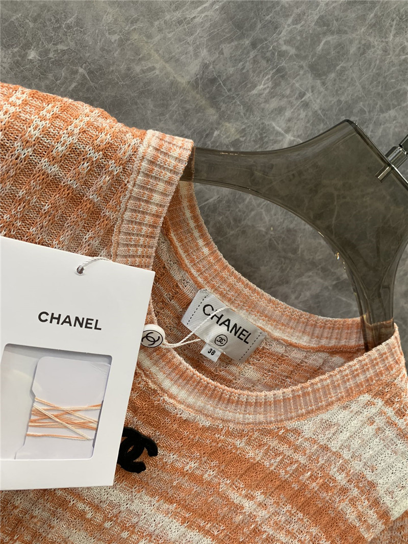 Ch**el versatile short-sleeved knitted top replica clothing sites