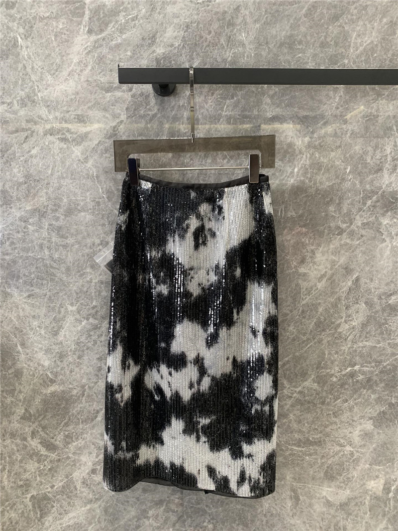 YSL sequin embroidered hip skirt replica d&g clothing