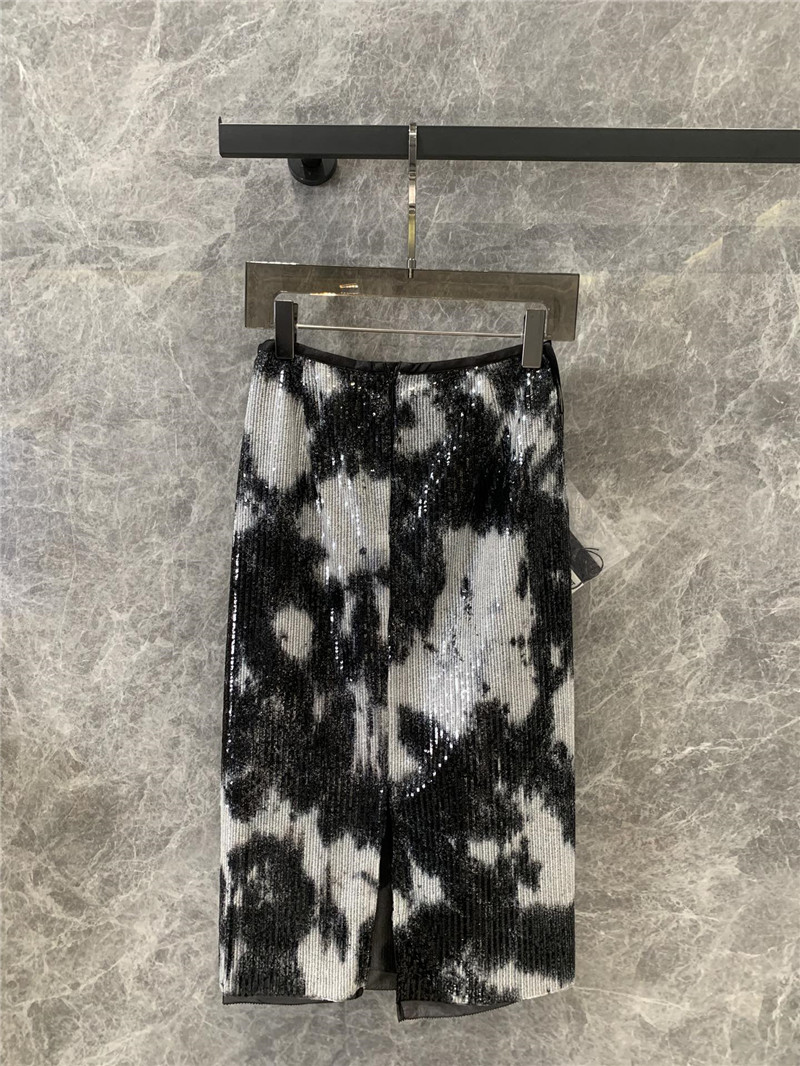 Y51 sequin embroidered hip skirt replica d&g clothing