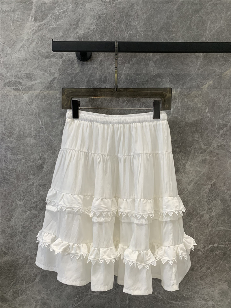 Ch**el embroidery patchwork puffy skirt replica clothes