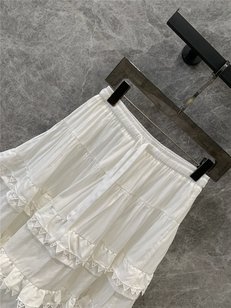 Ch**el embroidery patchwork puffy skirt replica clothes