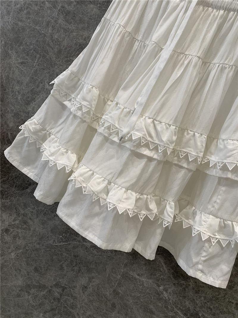 Ch**el embroidery patchwork puffy skirt replica clothes
