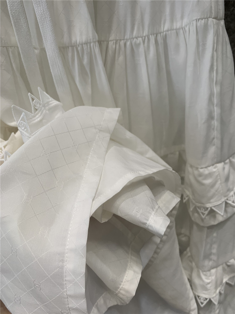 Ch**el embroidery patchwork puffy skirt replica clothes