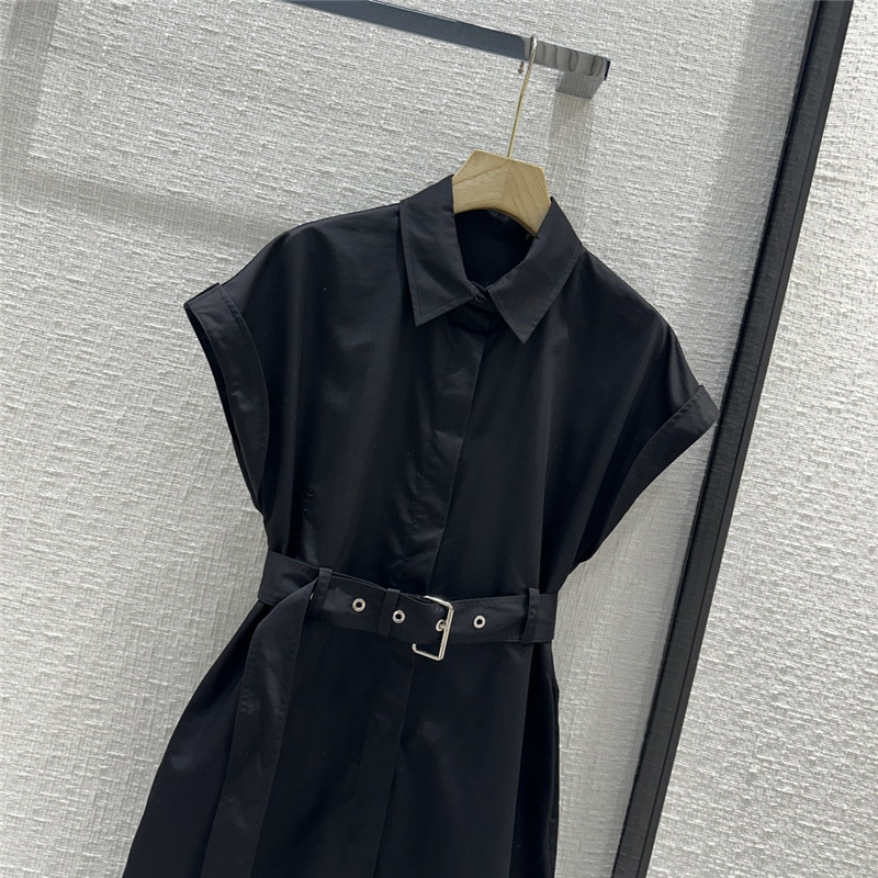 D10r small collar waist long dress replica clothes