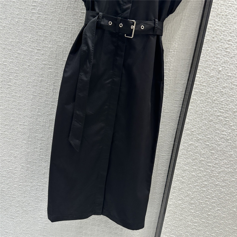 D10r small collar waist long dress replica clothes