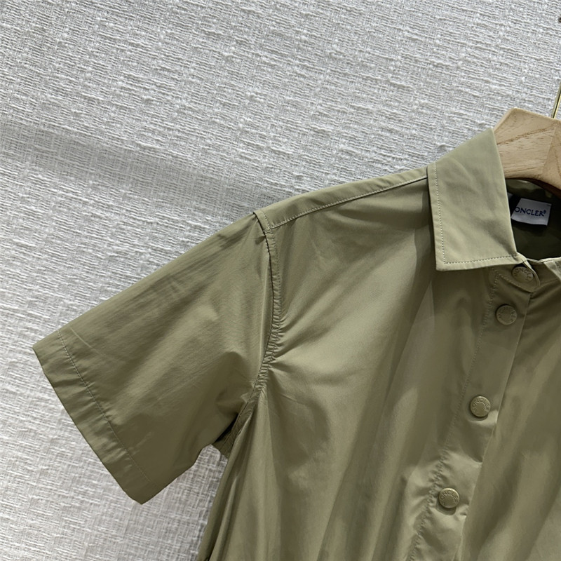 Moncler logo sleeve shirt dress replica d&g clothing