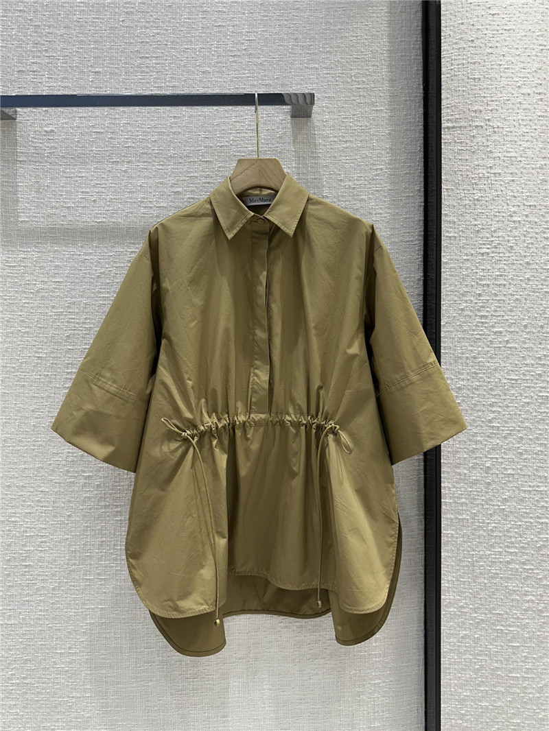 Vanitoo dropped shoulder three-quarter sleeve shirt replica clothing