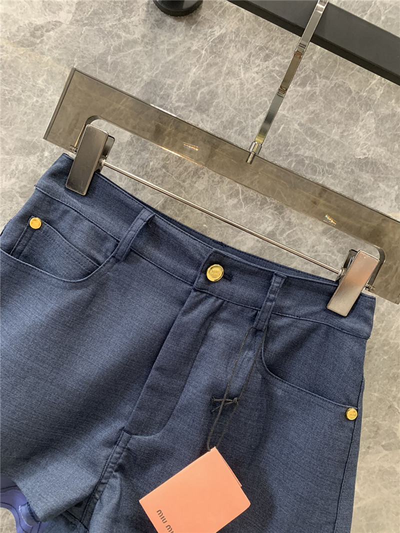 M1um1u straight shorts replica clothes