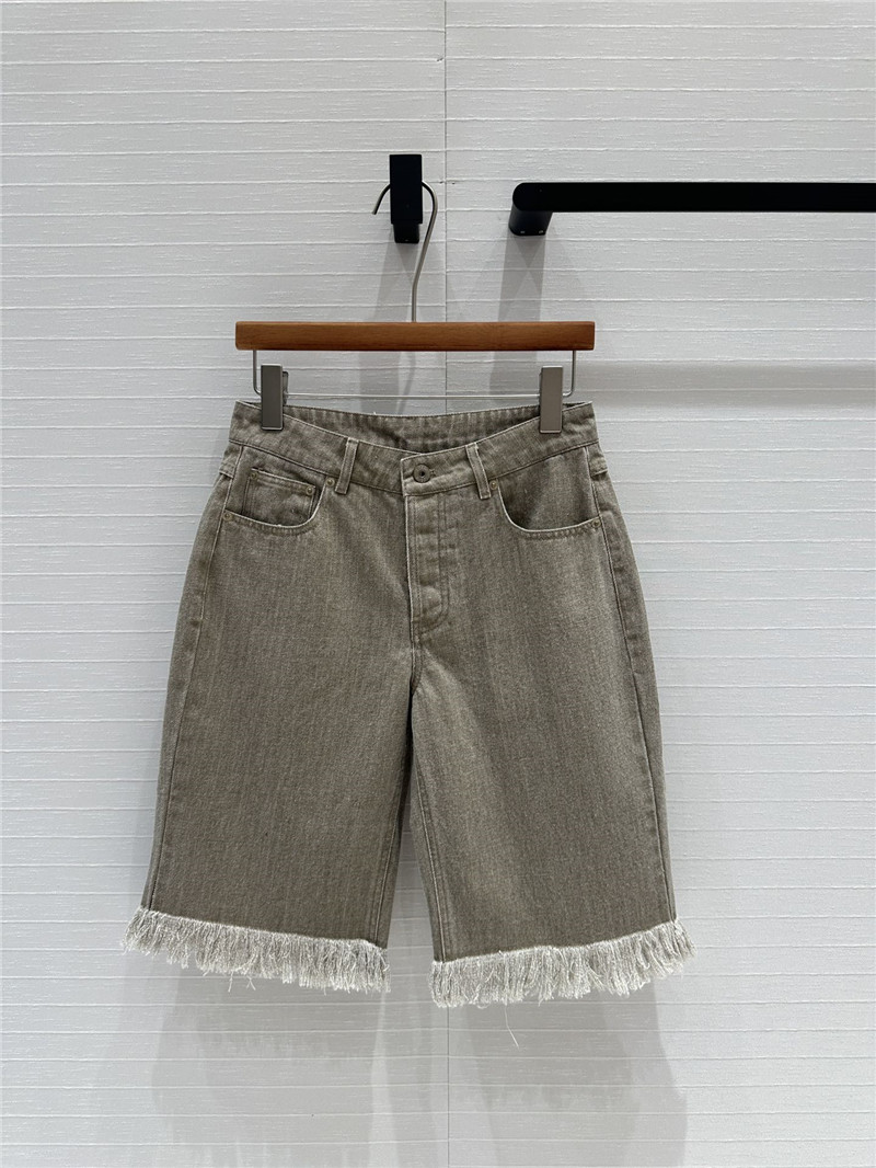loewe washed denim shorts replicas clothes