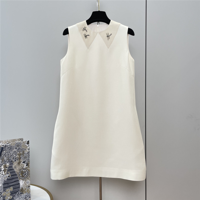 dior velvet collar vest dress replicas clothes