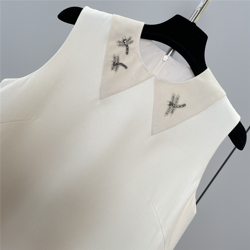 D10r velvet collar vest dress replicas clothes