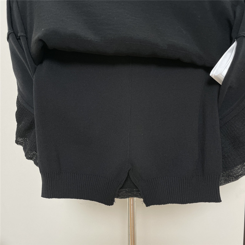 Chanel pleated cake knit short skirt replica clothing