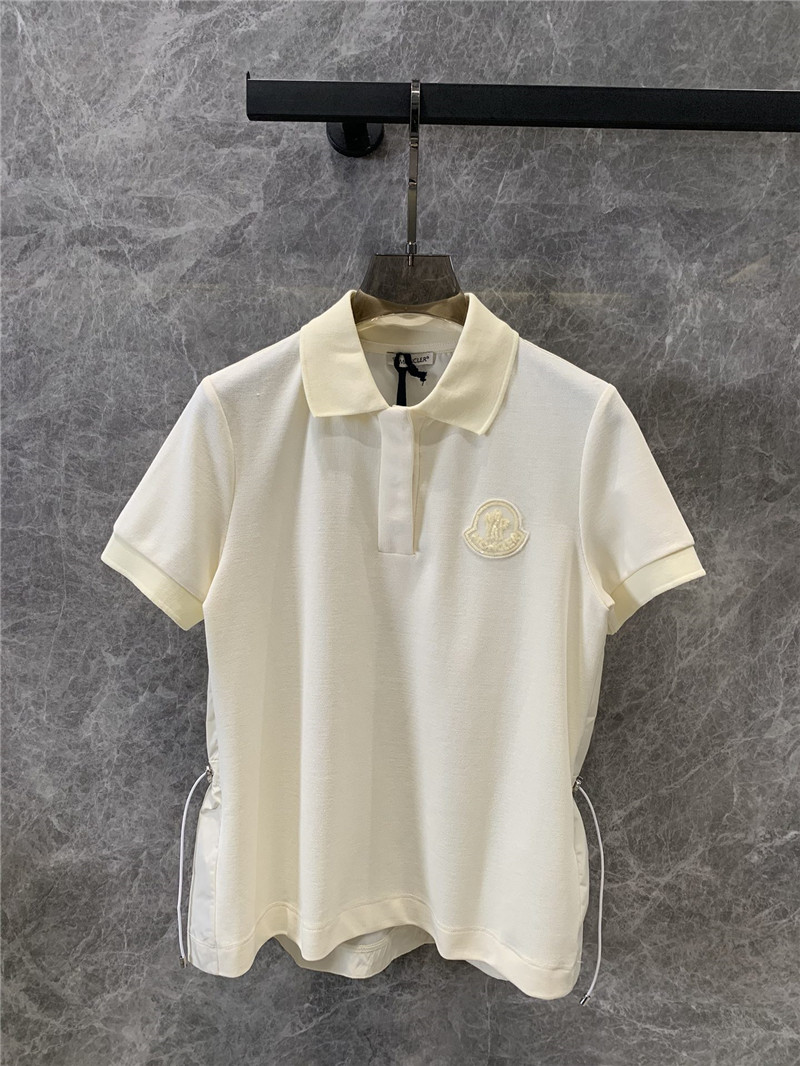 Moncler logo short sleeve polo shirt replica d&g clothing