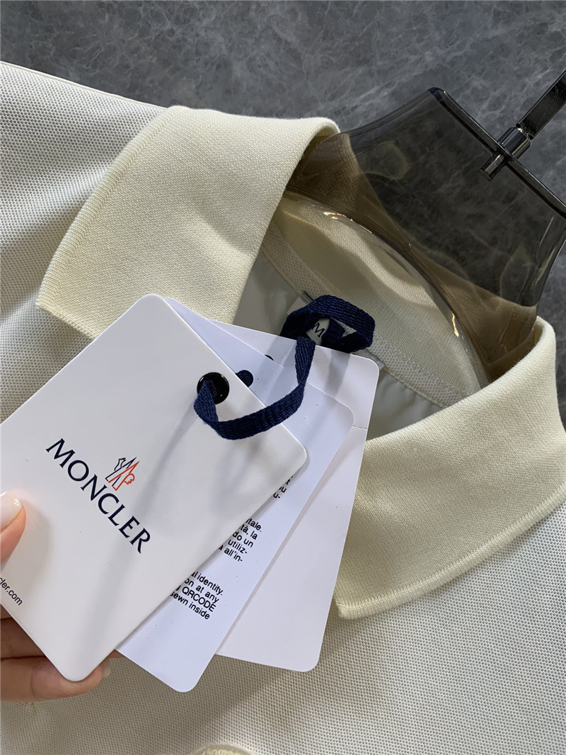 Moncler logo short sleeve polo shirt replica d&g clothing