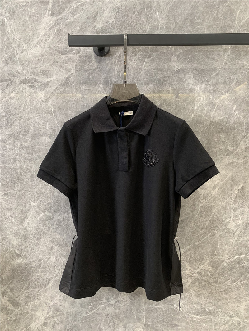 Moncler logo short sleeve polo shirt replica d&g clothing