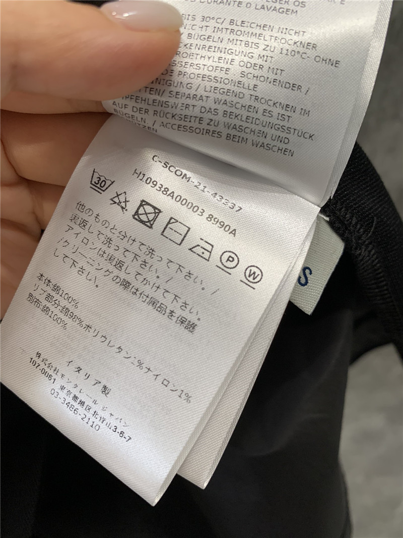 Moncler logo short sleeve polo shirt replica d&g clothing