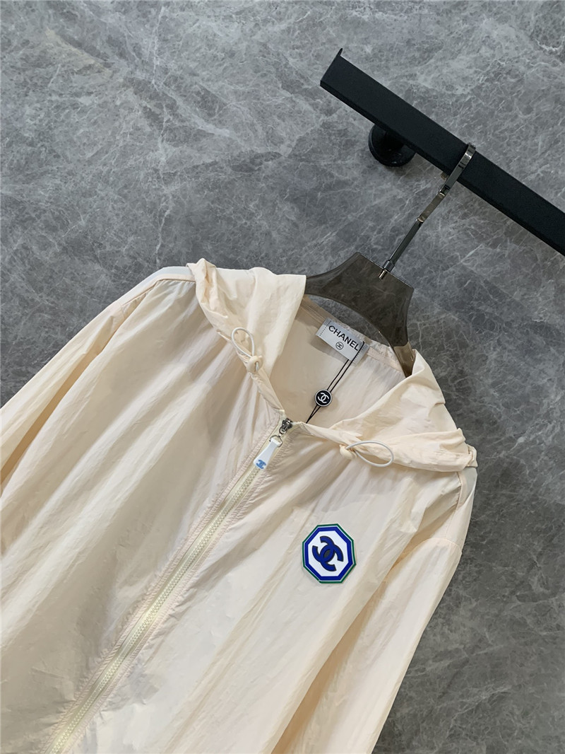 Ch**el hooded sun protection jacket replica designer clothes