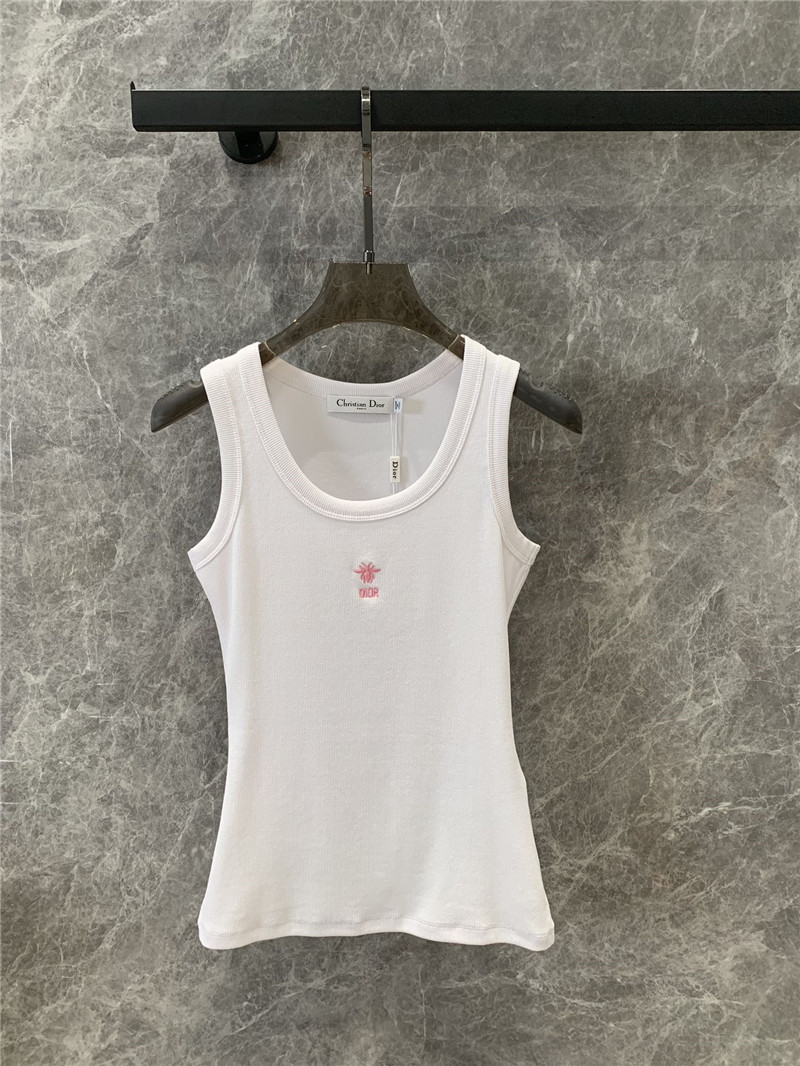 dior bee embroidered vest replica d&g clothing