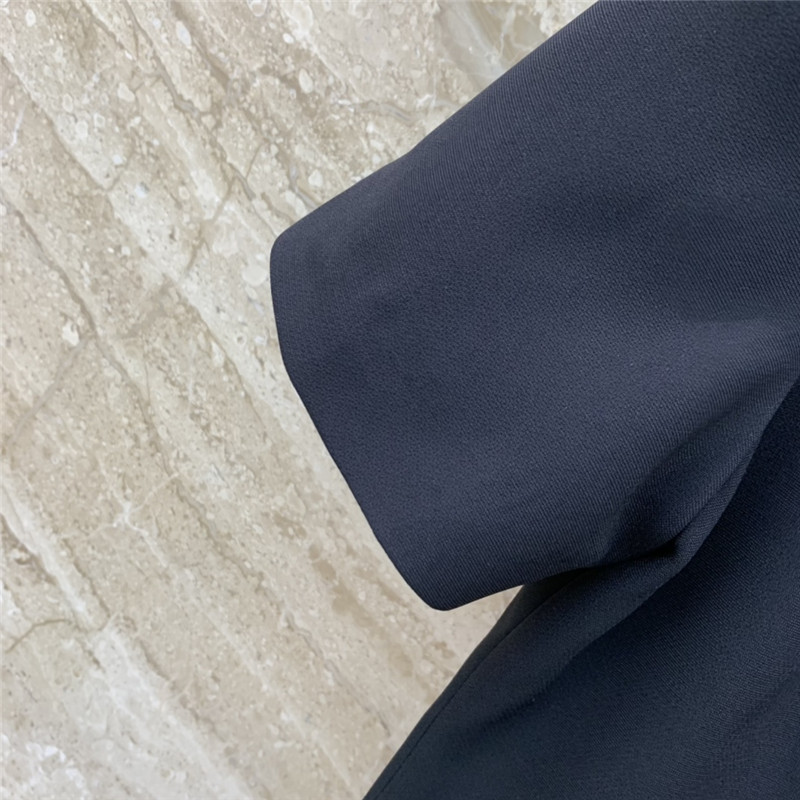 M1um1u lapel short-sleeved dress replica clothing sites