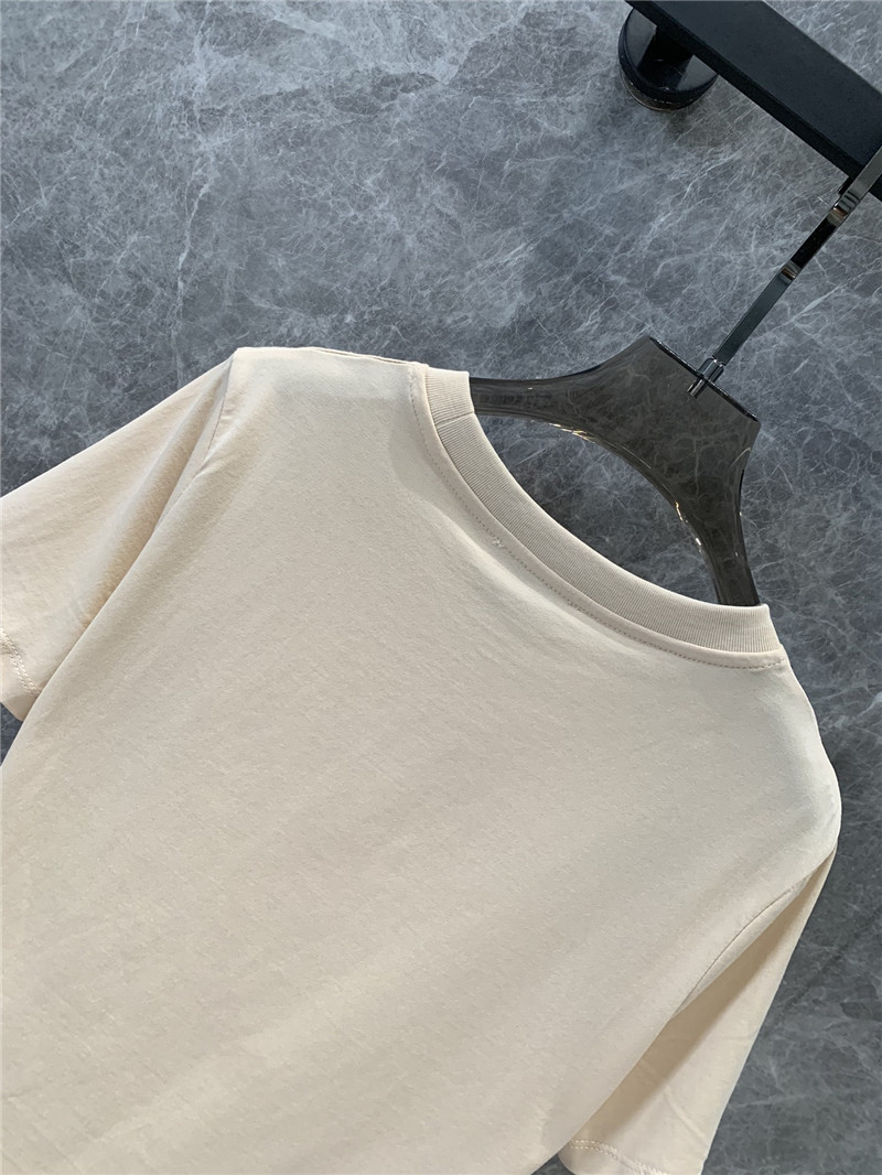 M1um1u micro logo short-sleeved t-shirt replica d&g clothing