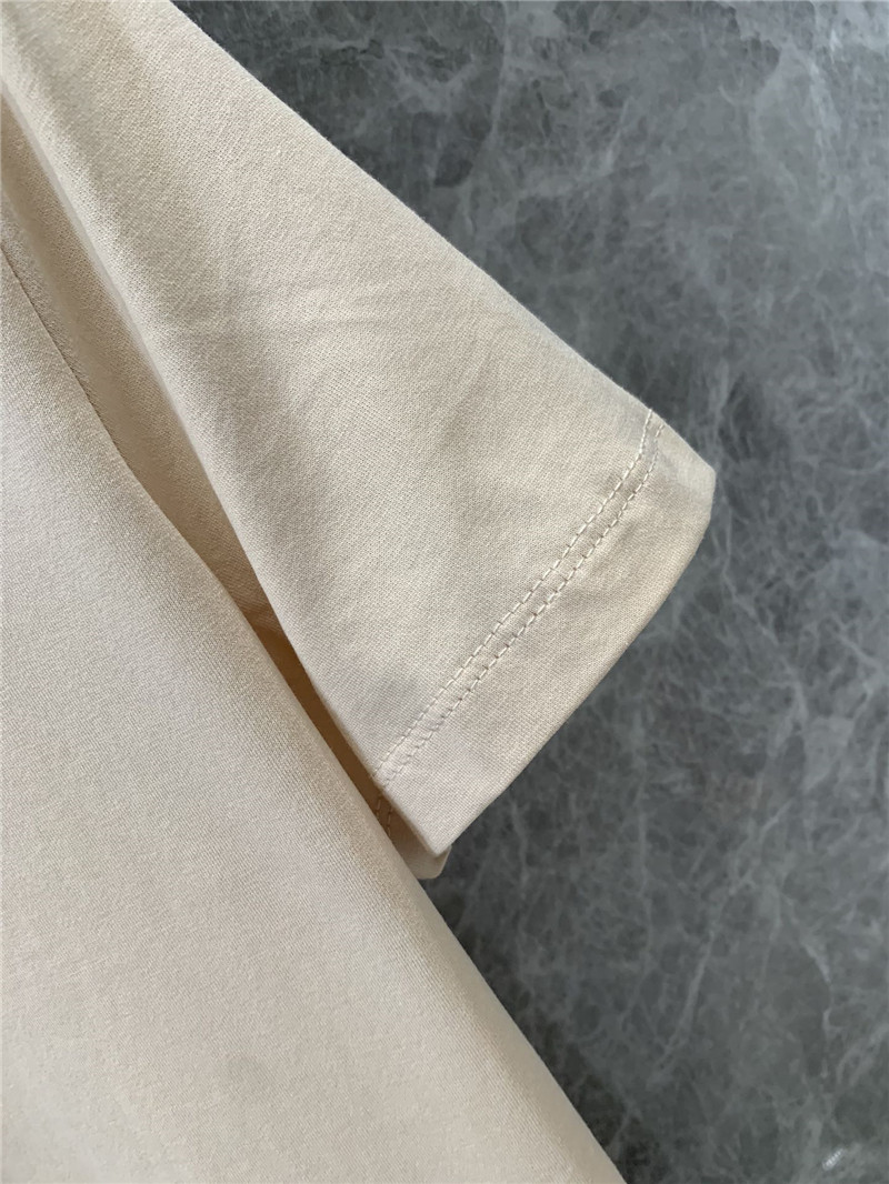 M1um1u micro logo short-sleeved t-shirt replica d&g clothing