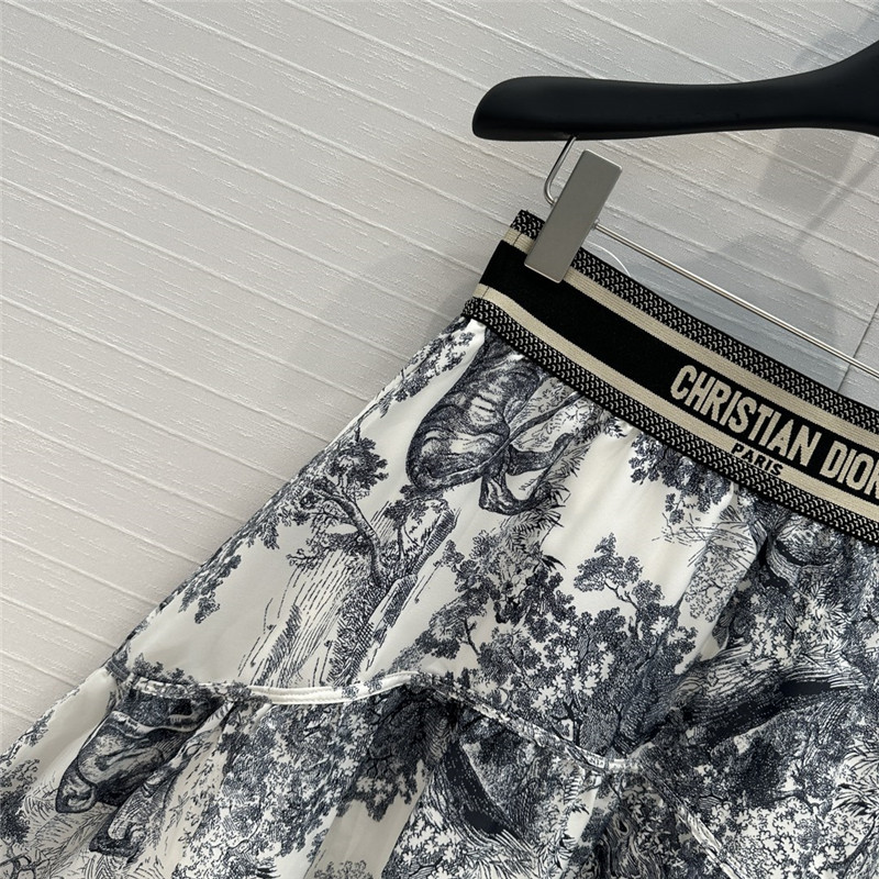 D10r animal jouy print long skirt replica clothes