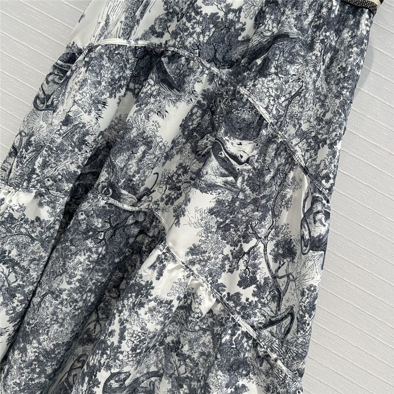 D10r animal jouy print long skirt replica clothes