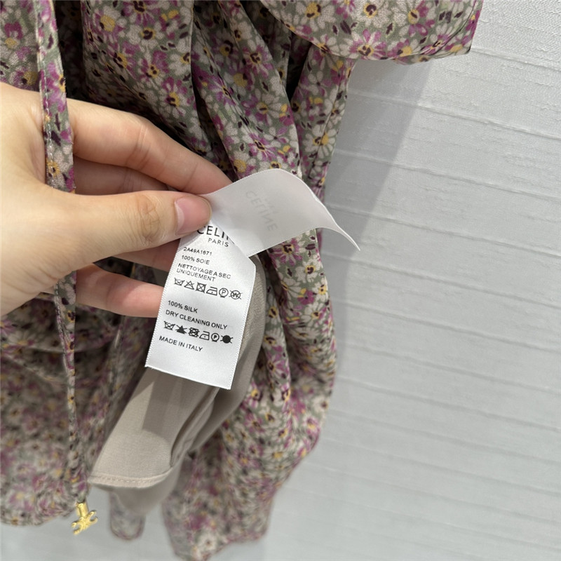 Ce1i*e vintage french elegant silk dress replica d&g clothing