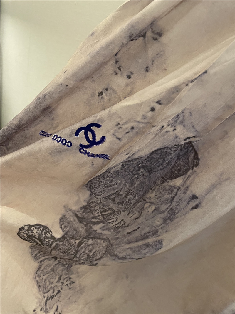 Ch**el ink print dress replica designer clothes