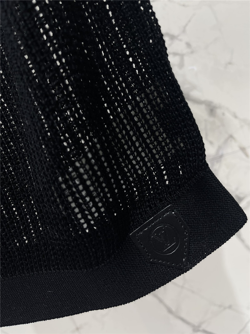 l0vis Vvtt0n lv hollow chain sleeveless knitted vest replica clothing