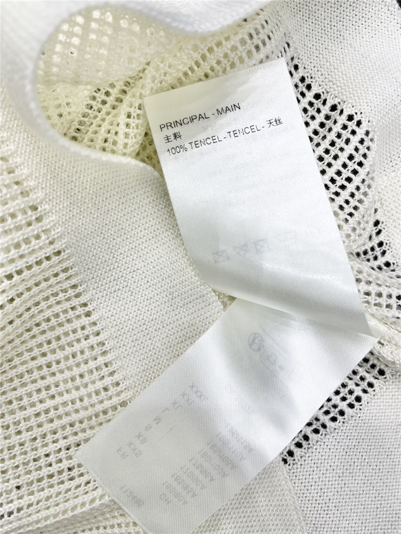 louis vuitton LV hollow chain sleeveless knitted vest replica clothing