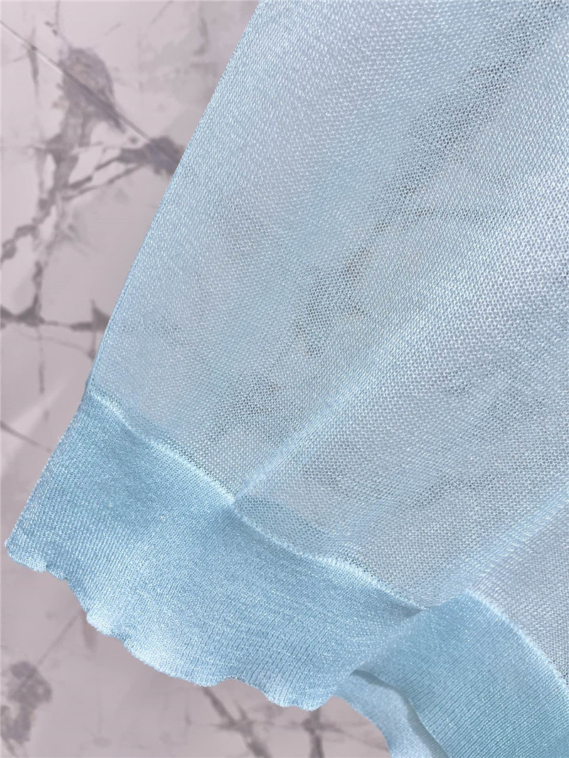 miumiu POLO see-through short sleeves replica clothing sites