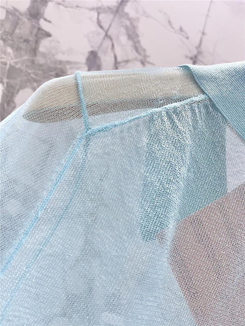 miumiu POLO see-through short sleeves replica clothing sites