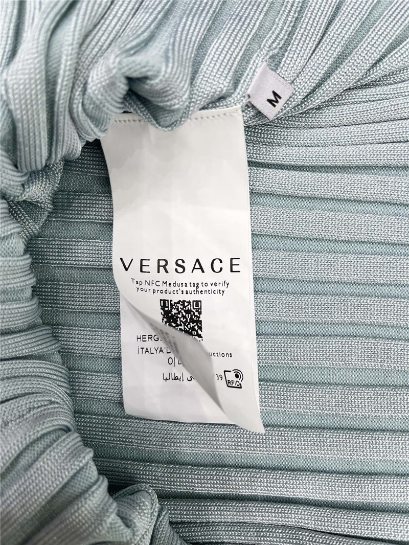 Versace new lapel short sleeve replica designer clothes