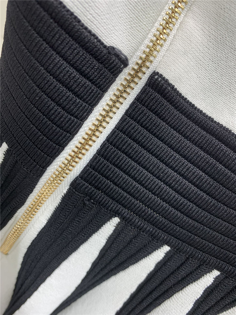 Balmain contrast color floral skirt dress replica clothes