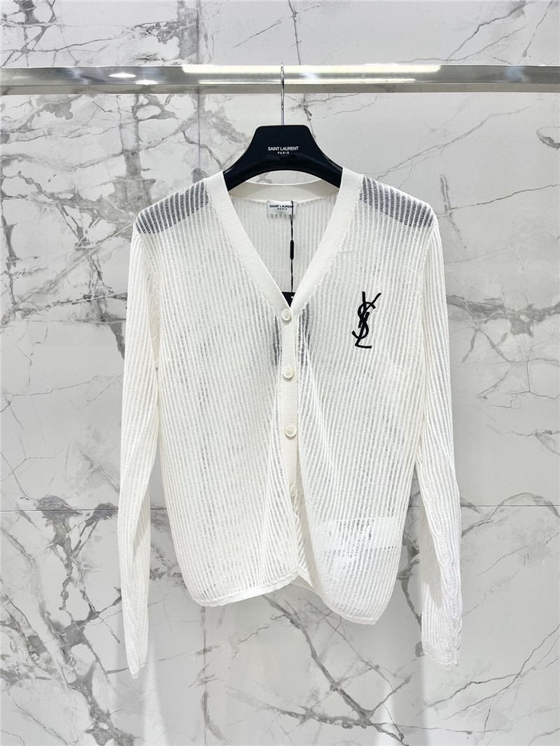 YSL new knitted cardigan cheap replica designer clothes
