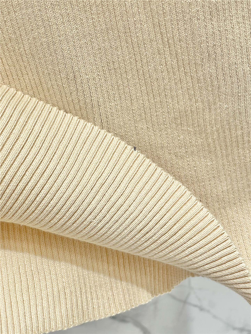 M1um1u letter jacquard design ribbed vest replica d&g clothing